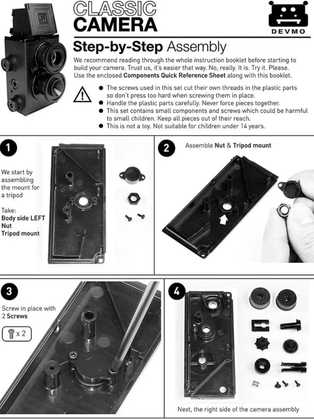 2 PCS DIY Light Kit for Classic Retro TLR Cameras - 35mm Film Photography